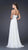 La Femme - 15368 Diamond Embellished Waist Strapless Sweetheart Gown In White
