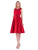 Colors Dress - 1548-1 Lace Illusion Cocktail Dress In Red