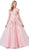 Dancing Queen - 2600 Applique Sweetheart Ballgown In Pink
