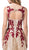 Dancing Queen - 2675 Two Tone Embroidered A-line Dress In Gold and Red