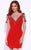 15509 Dress in Red Nude