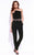 15511 Jumpsuit in Black/Fuchsia/Gold