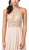 Dancing Queen - 2716 Lace Applique Halter A-line Dress In Neutral