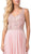 Dancing Queen - 2647 Embellished V-neck A-line Gown In Pink