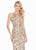Ashley Lauren - 1563 Halter Sequined Sheath Evening Dress In Multi-Color and Neutral
