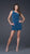 La Femme - Sexy Sequined Asymmetric Sheath Dress 15855 in Blue