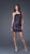 La Femme - Dazzling Beaded Straight Across Short Column Dress 15868 in Black and Purple