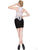 Lace Appliqued Illusion Midriff Sheath Short Formal Dress