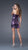 La Femme - Strapless Sequin Embellished with Leopard Print Cocktail Dress 15939 In Purple