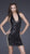 La Femme - Sequined Sleeveless Halter Neck Sheath Dress 15983 In Black
