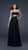 La Femme - 15986 Gold Leafy Accent Strapless Empire Gown In Black and Gold