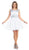 May Queen - Stunning Beaded Illusion Neck Cocktail Dress