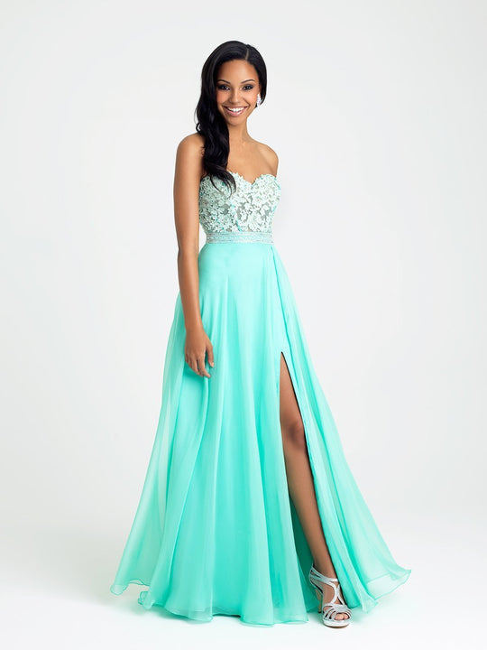 Madison James - 16-309 Dress in Seafoam