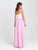 Madison James - 16-311 Dress in White Pink