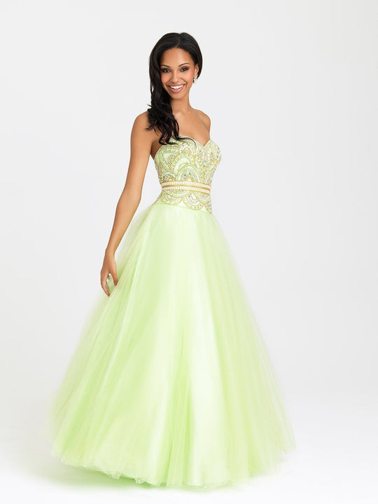 Madison James - 16-312 Dress in Lime