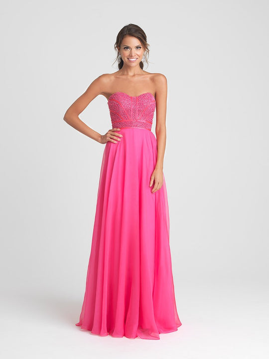 Madison James - 16-313 Dress in Fuchsia