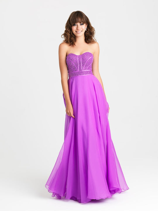 Madison James - 16-313 Dress in Purple