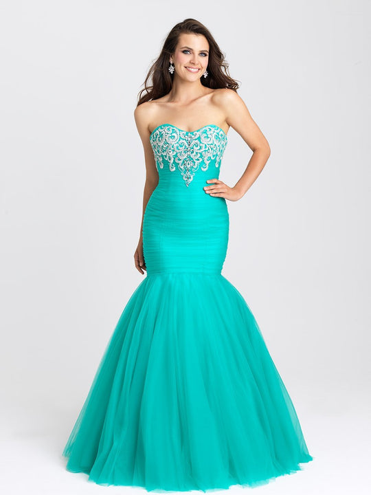 Madison James - 16-386 Dress in Teal