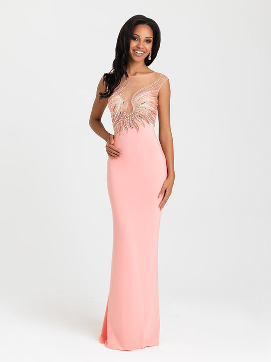Madison James - 16-387 Dress in Coral