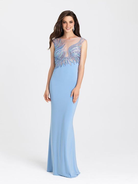 Madison James - 16-387 Dress in Periwinkle