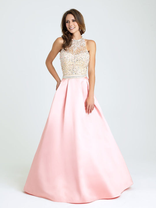 Madison James - 16-397 Dress in Blush