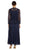 Soulmates - Embroidered Circle Skirt Three Piece Gown 1602 In Blue