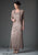 1603 Soutache Lace Embroidered Dress and Jacket Gown