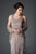 1603 Soutache Lace Embroidered Dress and Jacket Gown
