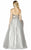 16042 Dress in Grey Blush