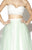 16047 Dress in Off White Mint