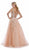 Morrell Maxie - 16083 Illusion Corset Bodice Appliqued Gown