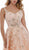 Morrell Maxie - 16083 Illusion Corset Bodice Appliqued Gown