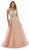 Morrell Maxie - 16083 Illusion Corset Bodice Appliqued Gown