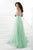 Tiffany Homecoming - Glittering Sleeveless A Line Silhouette Long Gown 16083 In Green