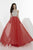 Tiffany Homecoming - Glittering Sleeveless A Line Silhouette Long Gown 16083 In Red