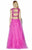 16092 Dress in Magenta Nude