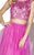 16092 Dress in Magenta Nude
