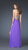 La Femme - Embellished V-Neck Jersey A-line Gown 16093 in Purple
