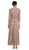 Soulmates - 1610 Soutache Lace 3/4 Sleeve Top with Circle Skirt in Brown