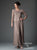 1610 Soutache Lace 3/4 Sleeve Top with Circle Skirt