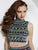 Tiffany Homecoming - 16117 Rhinestone Embellished Two Piece Trumpet Gown In Black and Multi-Color