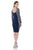 Terani Couture - Eye-catching Cocktail Dress with Illusion Sleeves 1611C0023 In Blue