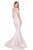 Terani Couture - 1611M0603 Embellished Off Shoulder Mermaid Gown In Pink