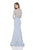 Terani Couture - Exquisite Trumpet Gown with Sheer Embellished Bodice 1611M0641 In Blue