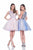 Terani Couture - 1611P0115A Ornate Illusion Tutu Dress in Pink and Blue
