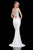 Terani Couture - 1611P0267A Lace Cutout Mermaid Gown in White