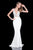 Terani Couture - 1611P0267A Lace Cutout Mermaid Gown in White