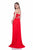 Terani Couture - Seductive Strapless Sweetheart Neck Polyester A-Line Gown 1611P0272A In Red