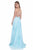 Terani Couture - 1611P0279B Beaded Strapless Sweetheart Evening Dress in Blue