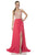 Terani Couture - 1611P0279B Beaded Strapless Sweetheart Evening Dress in Orange